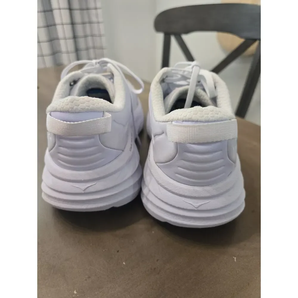 Size 9.5- Hoka One Womens HOKA Bondi SR White W